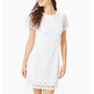 NWT Lilly Pulitzer Jennifer Shift dress White